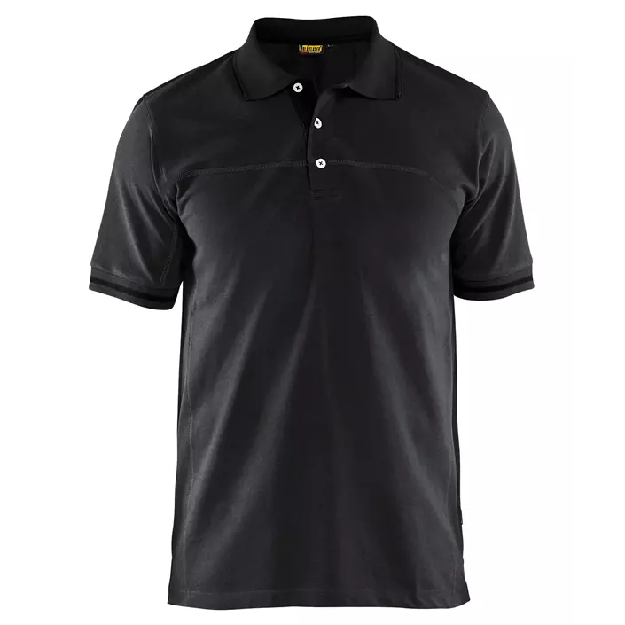Blåkläder Unite polo T-skjorte, Svart/Mørkegrå, large image number 0