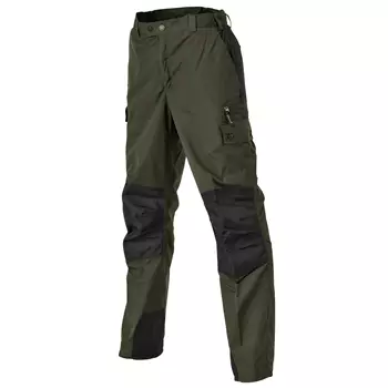 Pinewood Lappland Extreme childrens outdoor trousers with insect-stop, Moss/Black