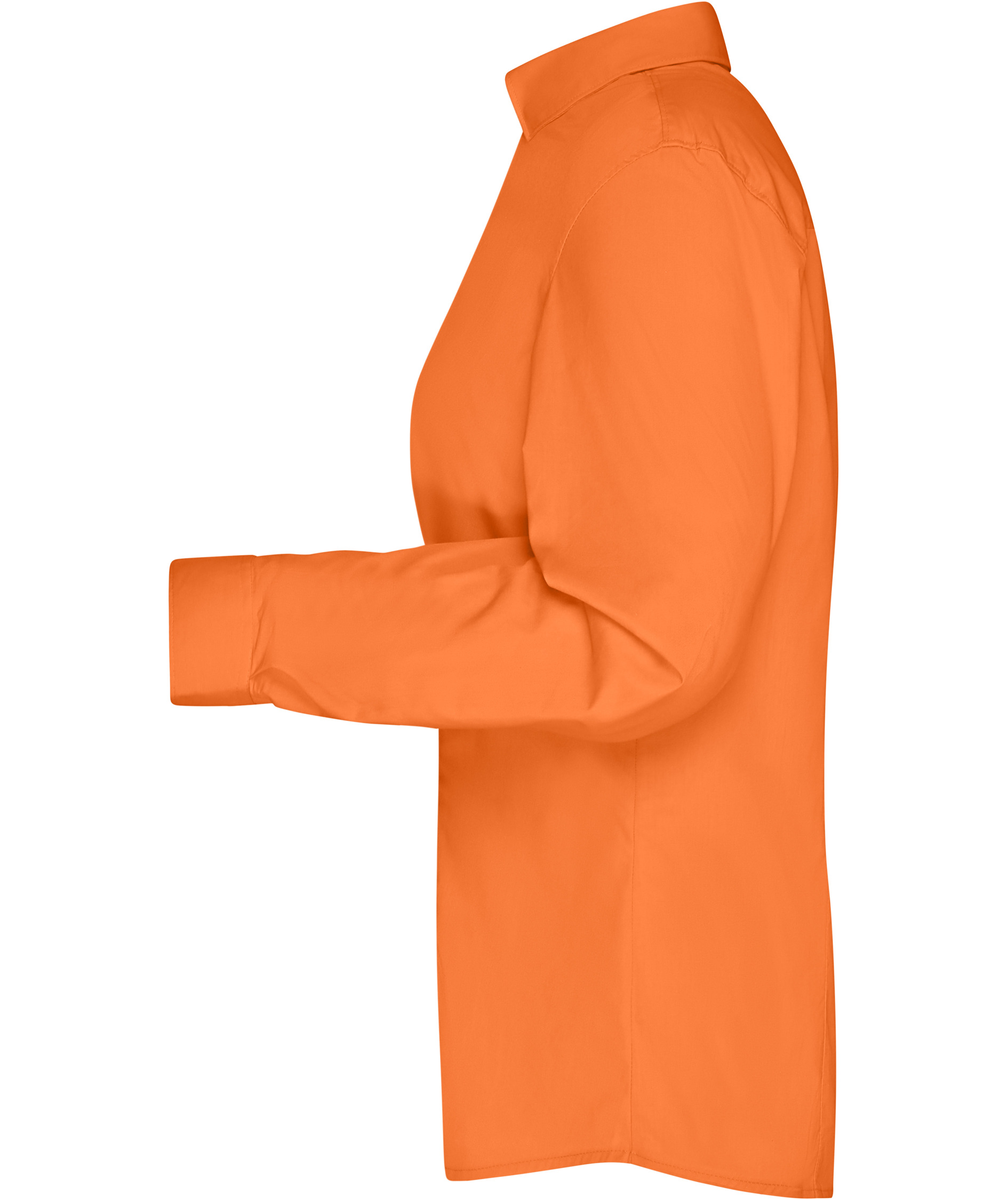 James & Nicholson modern fit dameskjorte, Orange, large image number 3