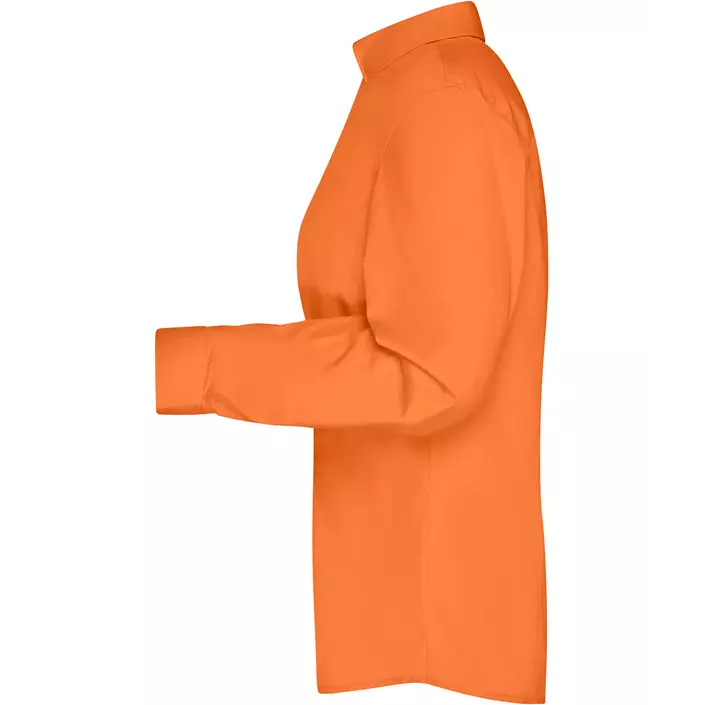 James & Nicholson modern fit dameskjorte, Orange, large image number 3