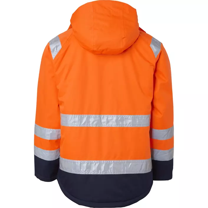 Top Swede winter jacket 122, Hi-Vis Orange/Navy, large image number 1