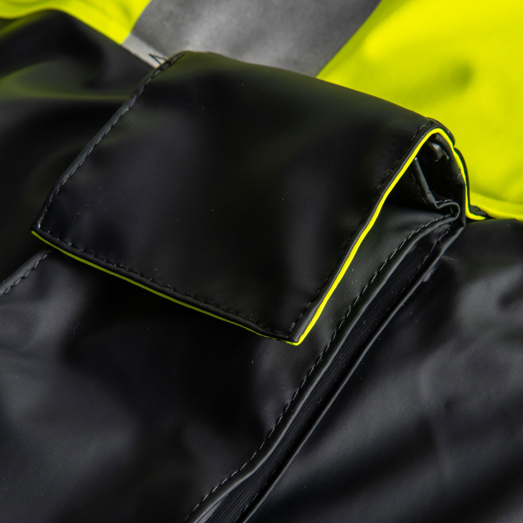 Lyngsoe termooverall, Varsel yellow/marinbl&aring;, large image number 2