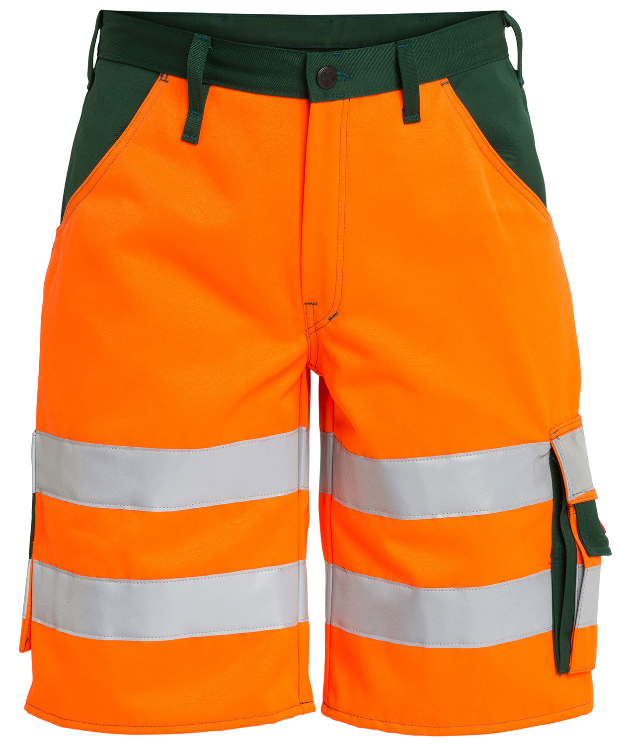 Engel work shorts, Hi-vis Orange/Green