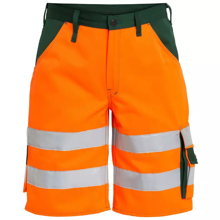Engel work shorts, Hi-vis Orange/Green, large image number 0