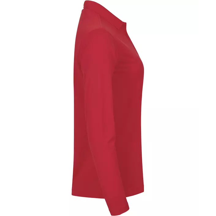 Clique Manhatten  langärmliges damen Poloshirt, Rot, large image number 2
