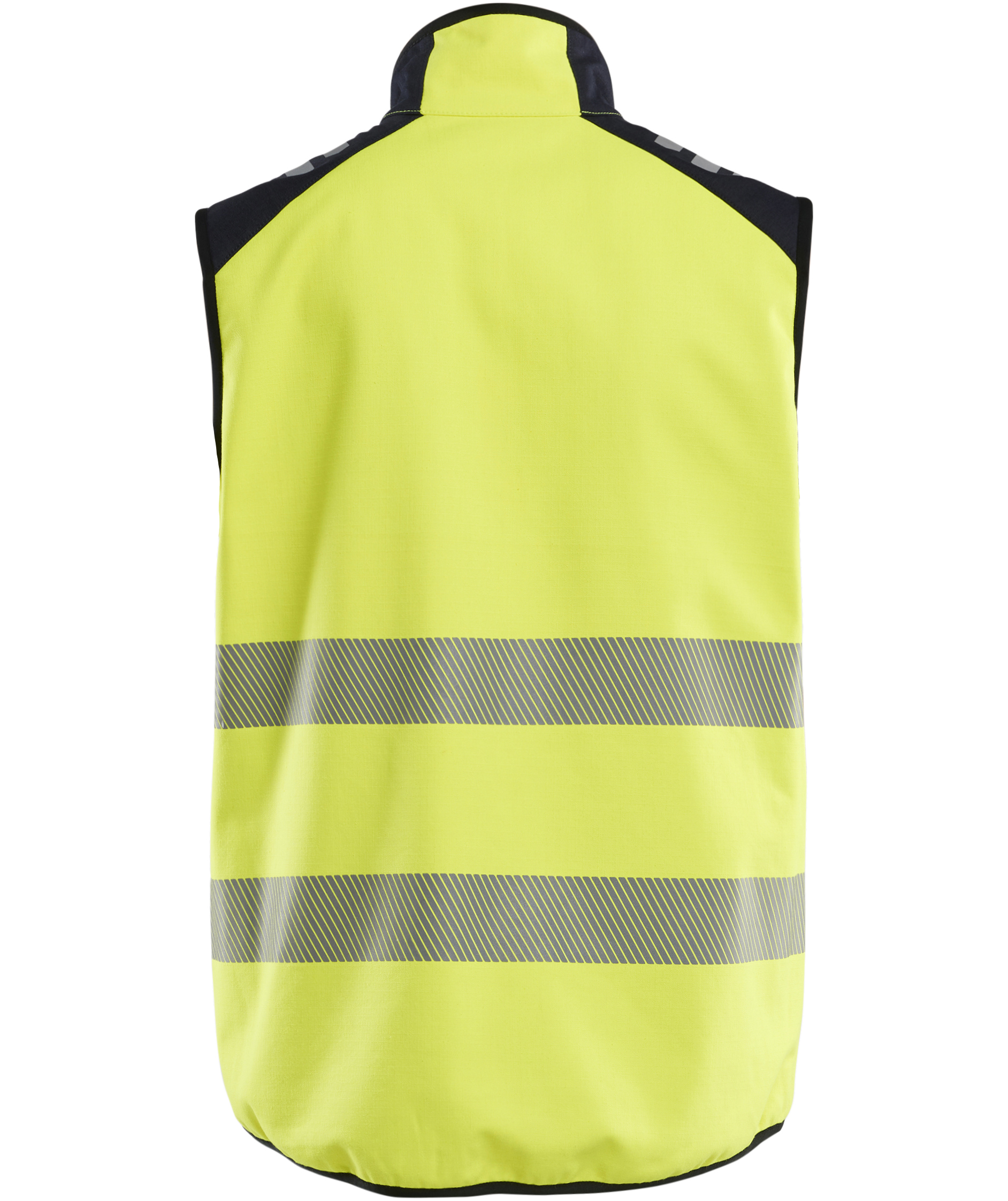 Bl&aring;kl&auml;der Multinorm Softshellweste, Hi-Vis gelb/marine, large image number 1