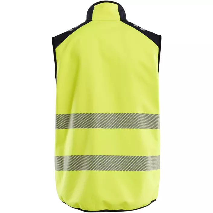 Blåkläder Multinorm softshellvest, Hi-Vis gul/marine, large image number 1