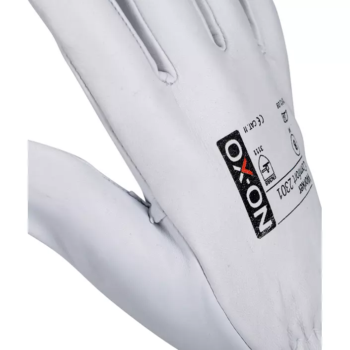 OX-ON Worker Comfort 2301 work gloves, White, large image number 2