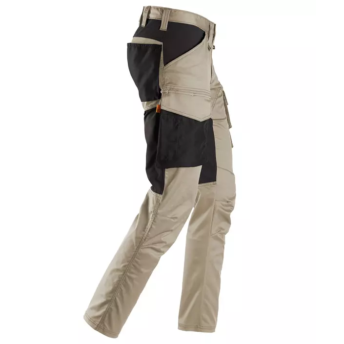 Snickers AllroundWork service trousers 6803, Khaki/Black, large image number 2