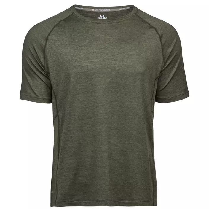 Tee Jays Cooldry T-shirt, Olivgrön Melerad, large image number 0