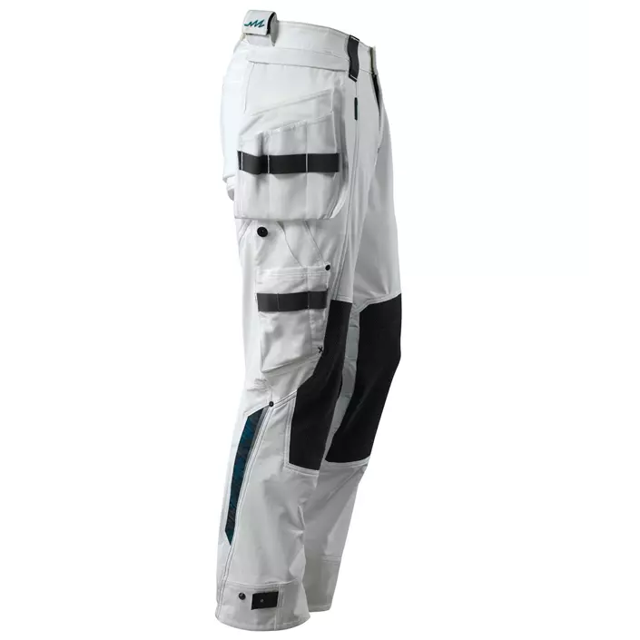 Mascot Advanced craftsman trousers Full stretch, White, large image number 3
