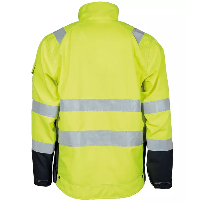 Tranemo Tera TX jakke, Hi-Vis gul/marineblå, large image number 1