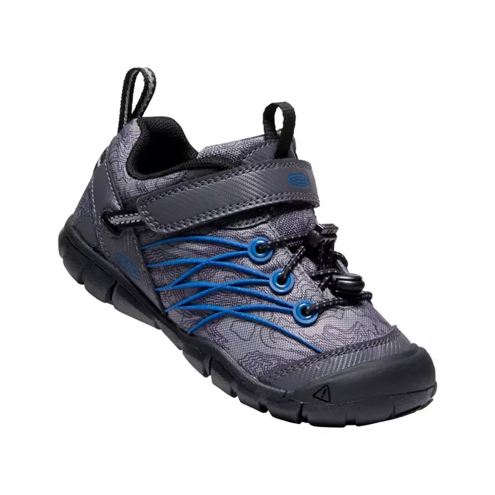 Keen Chandler CNX C sneakers for kids, Black/Bright/Cobalt, large image number 0