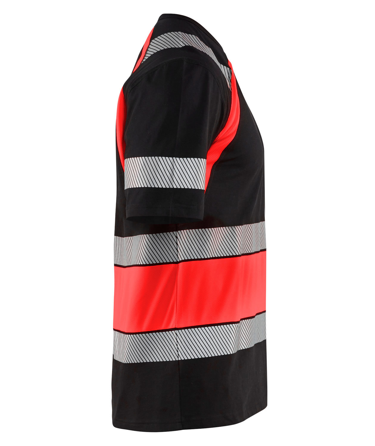 Bl&aring;kl&auml;der T-shirt, Svart/Varselr&ouml;d