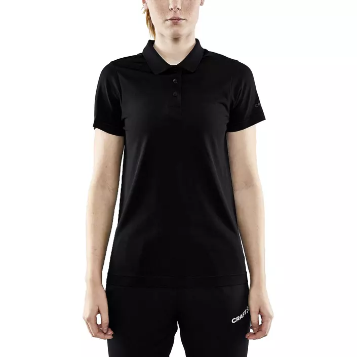 Craft ADV women's polo shirt, Black, large image number 1