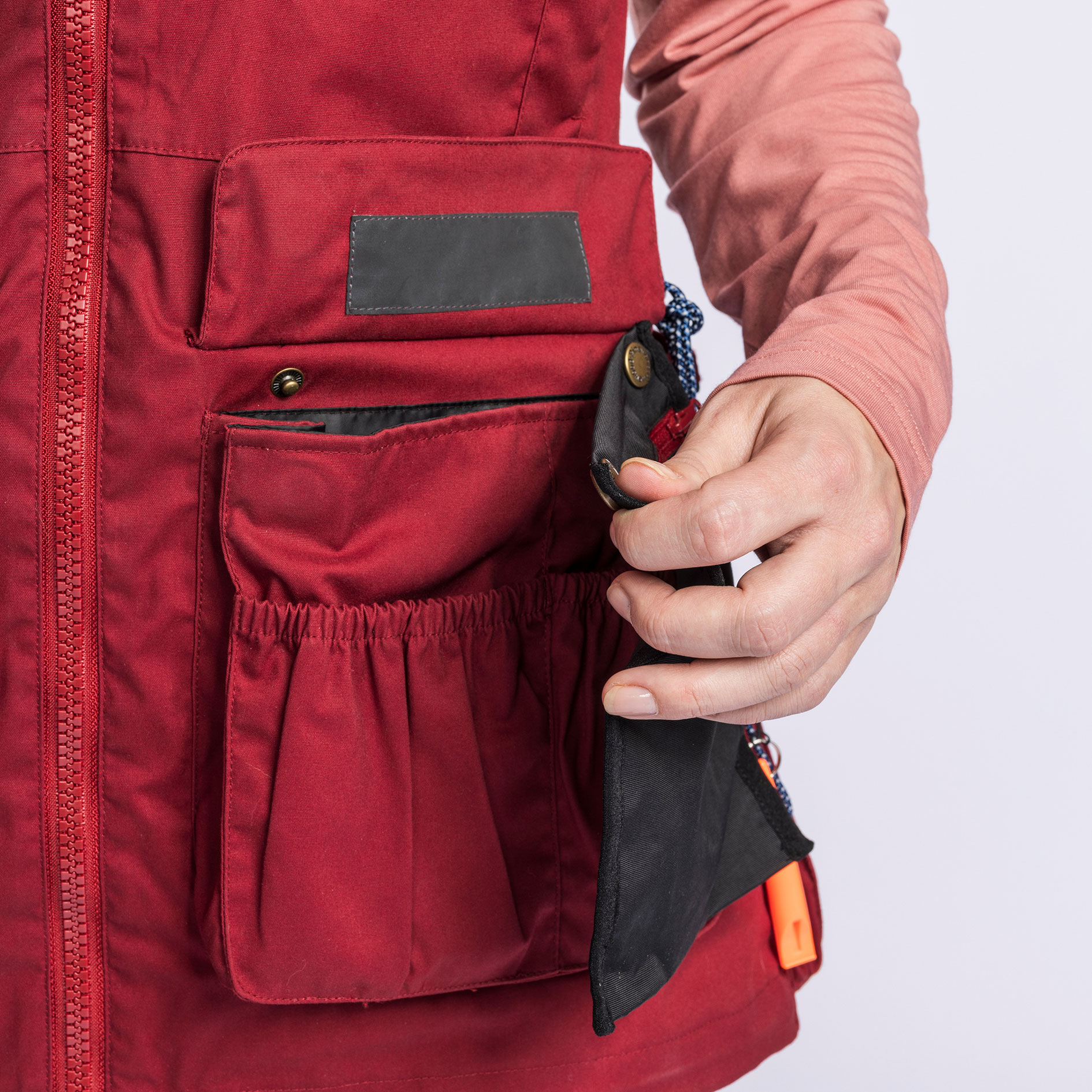 Pinewood Dog Sports Trainer damevest, Dark Tomato/Dark Red, large image number 7