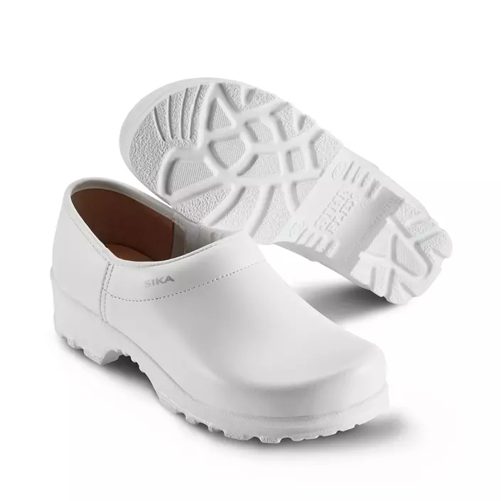 2nd quality product Sika flex clogs with heel cover O2, White, large image number 0