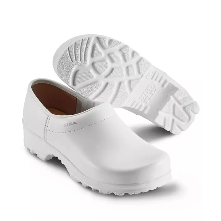 2nd quality product Sika flex clogs with heel cover O2, White, large image number 0