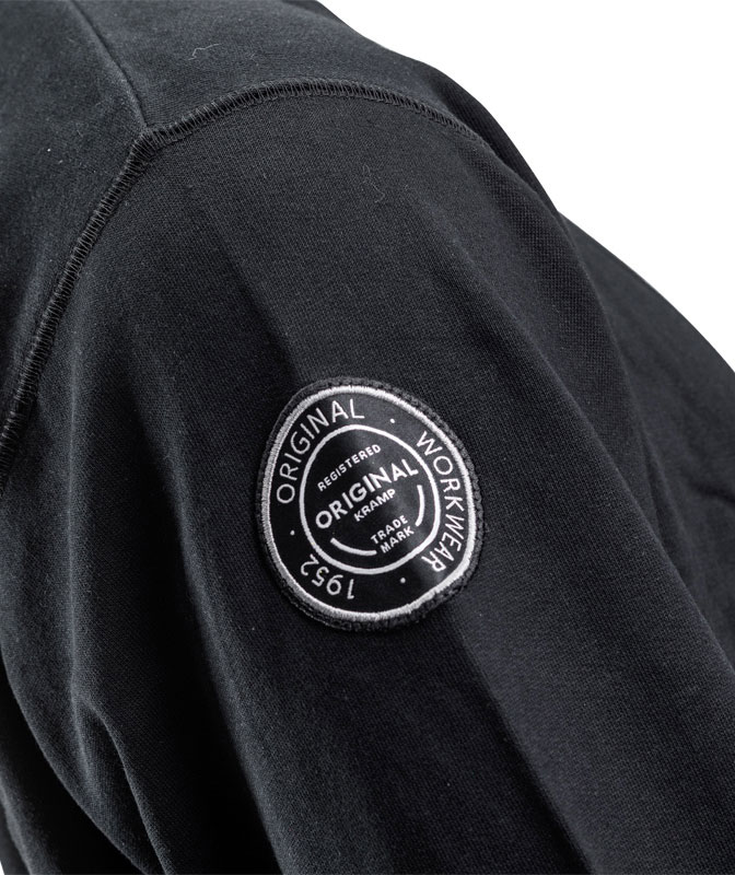 Kramp Original polo sweatshirt, Black, large image number 3