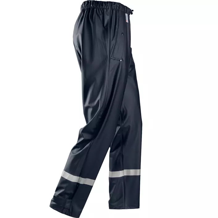 Snickers PU rain trousers, Marine Blue, large image number 3