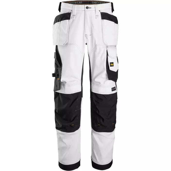 Snickers AllroundWork hantverksbyxa 6251, White/black, large image number 0
