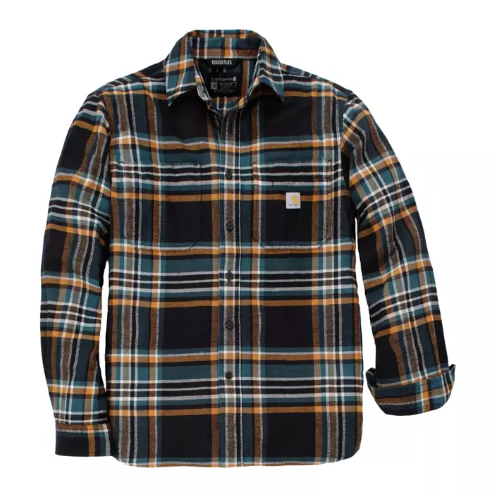 Carhartt flannelskjorte, Black, large image number 0