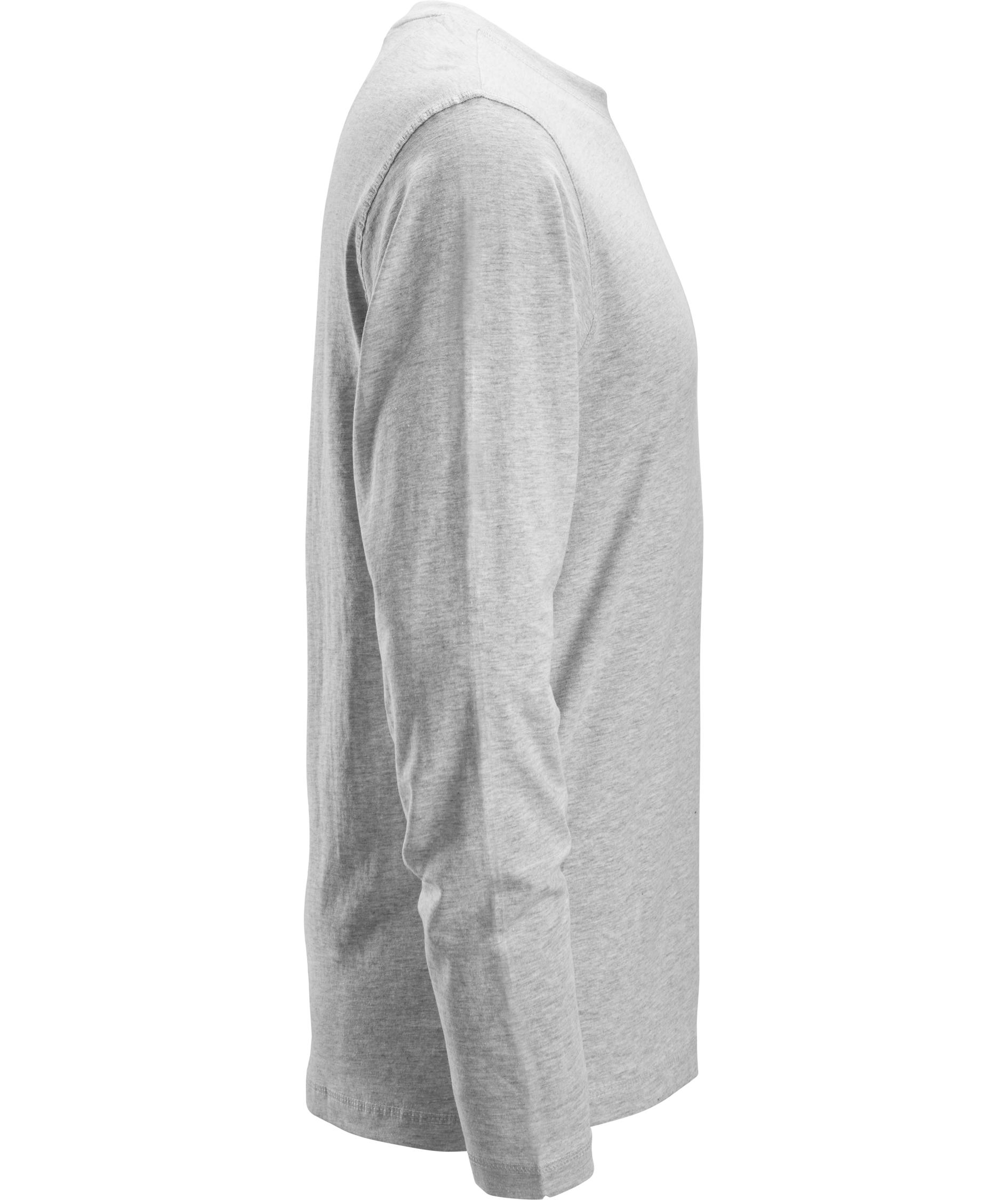 Snickers lang&aelig;rmet T-shirt 2496, Gr&aring;meleret, large image number 2