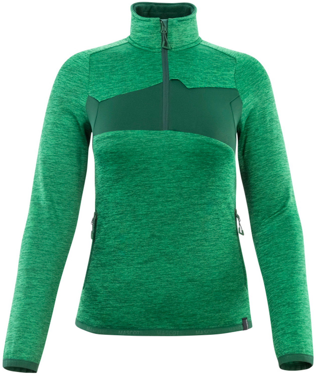 Mascot Accelerate women's fleece pullover, Grass green/green, Grass green/green, swatch