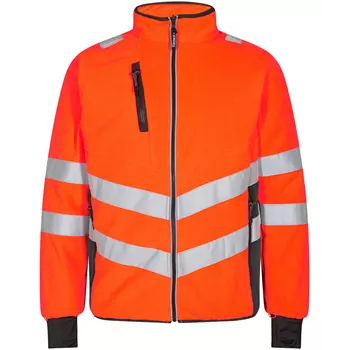 Engel Safety fleece jacket, Hi-vis orange/Grey