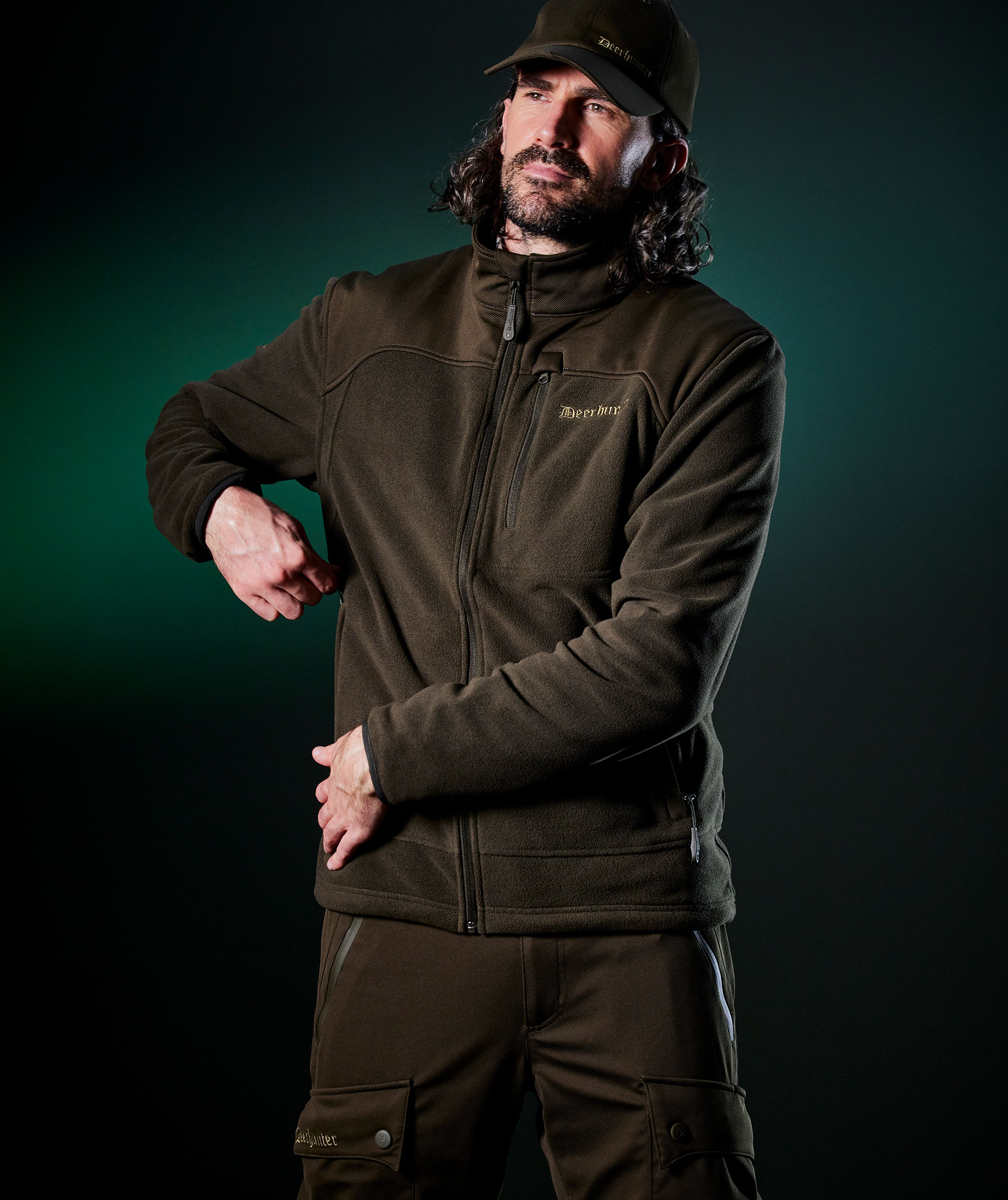 Deerhunter Muflon Pro fleece jacket, Art green