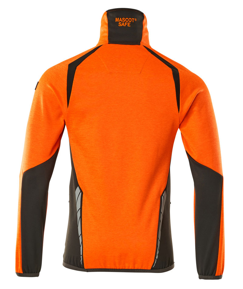 Mascot Accelerate Safe fleecegenser, Oransje/M&oslash;rk antrasitt, large image number 1