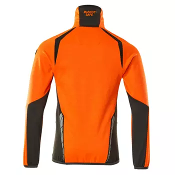 Mascot Accelerate Safe fleece sweater, Hi-vis Orange/Dark anthracite