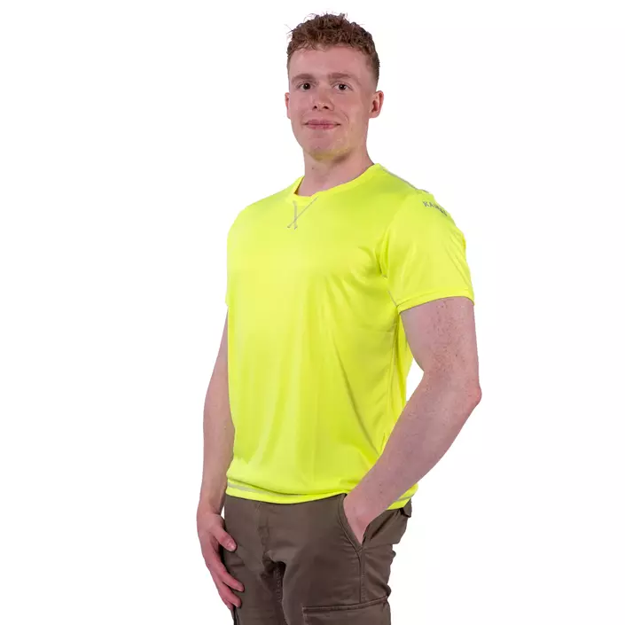 Kansas funktionel T-shirt 7455, Lys gul, large image number 1