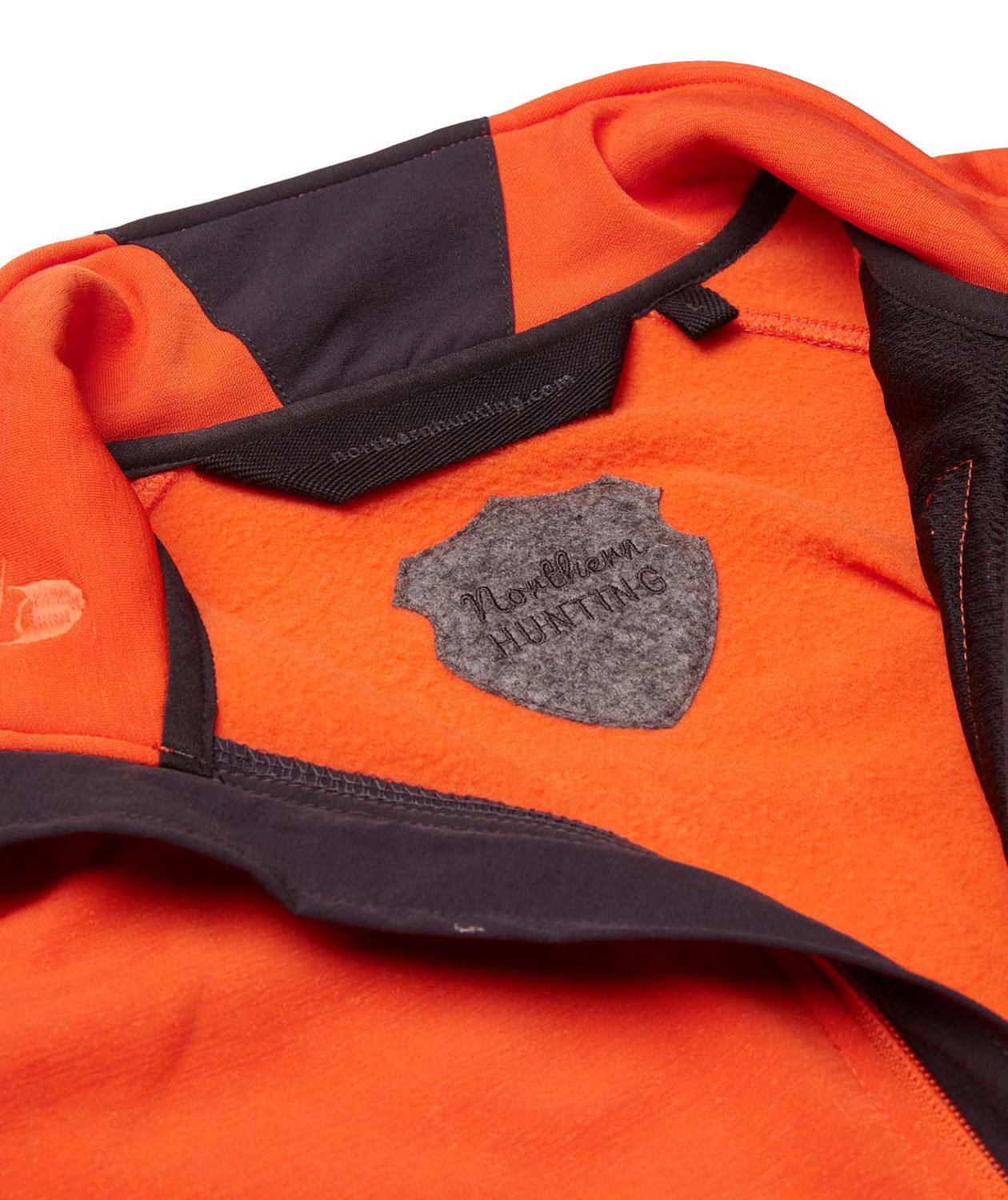 Northern Hunting Bur fleece sweater, Orange, large image number 3