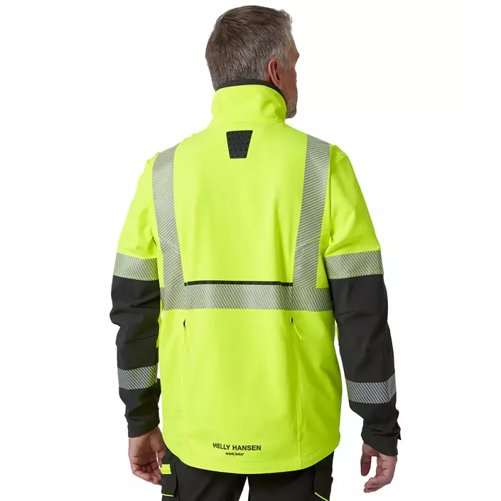 Helly Hansen ICU BRZ work jacket, Hi-vis yellow/Ebony, large image number 2