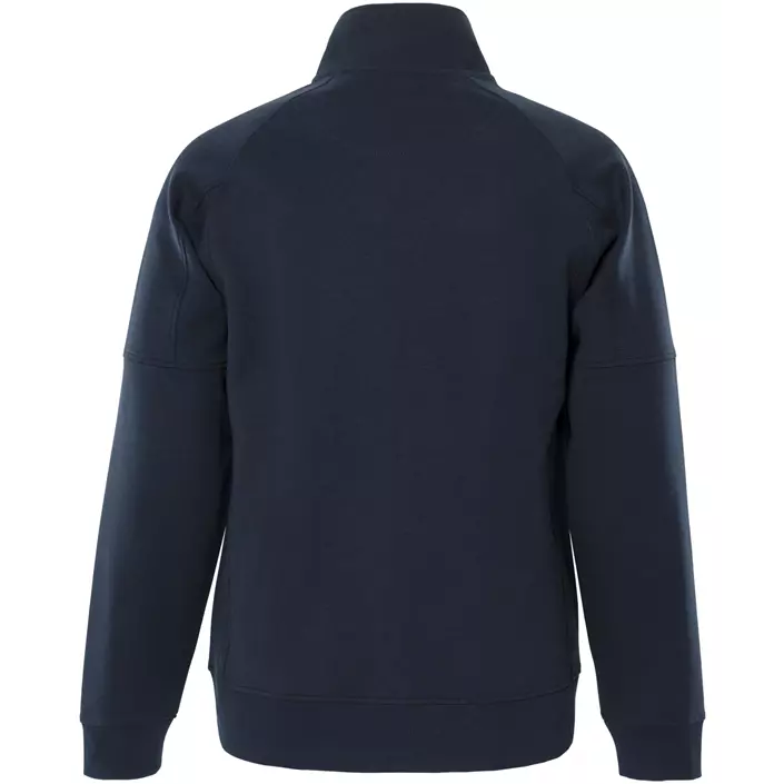 Fristads dame sweatshirt med lynlås 7832 GKI, Mørk Marine, large image number 2