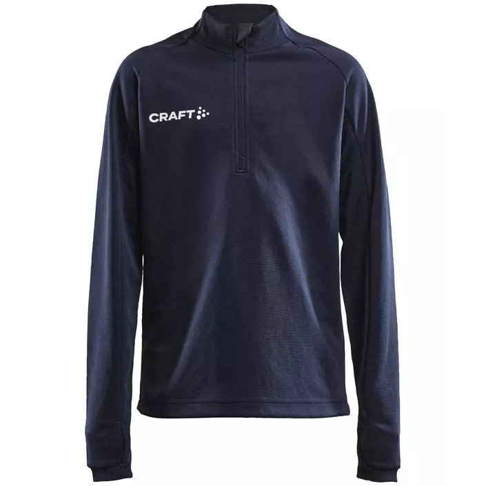 Craft Evolve Halfzip Sweatshirt für Kinder, Navy, large image number 0
