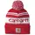 Carhartt Logo Beanie, Red Winther White Marl, Red Winther White Marl, swatch