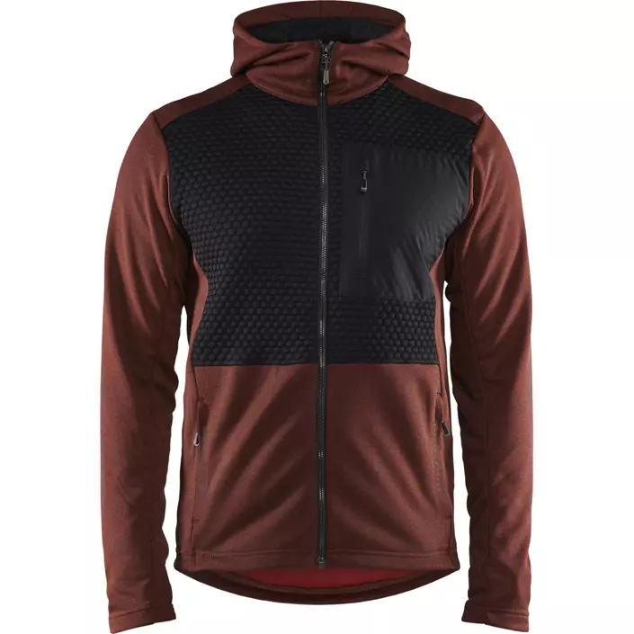 Blåkläder hoodie, Bränd Röd/Svart, large image number 0