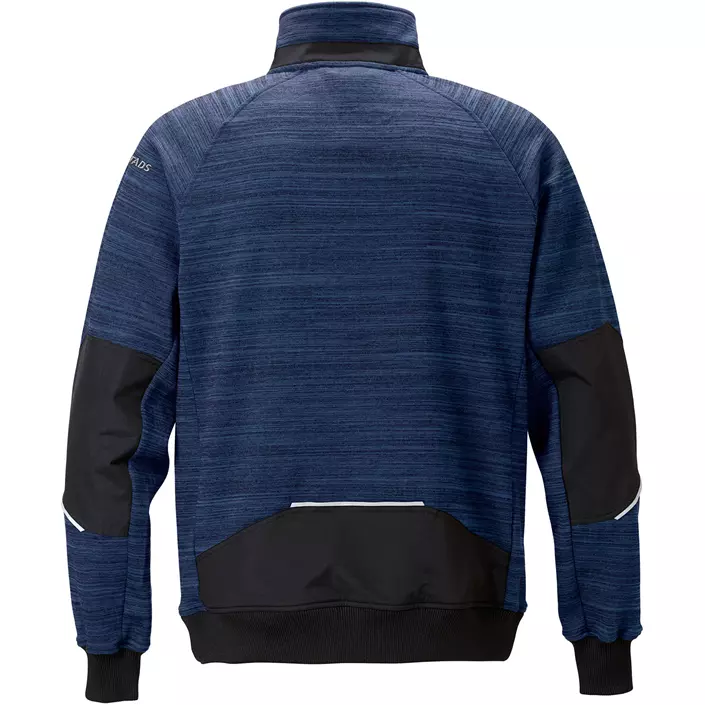 Fristads Gen Y sweat jacket 7052, Marine Blue/Black, large image number 1