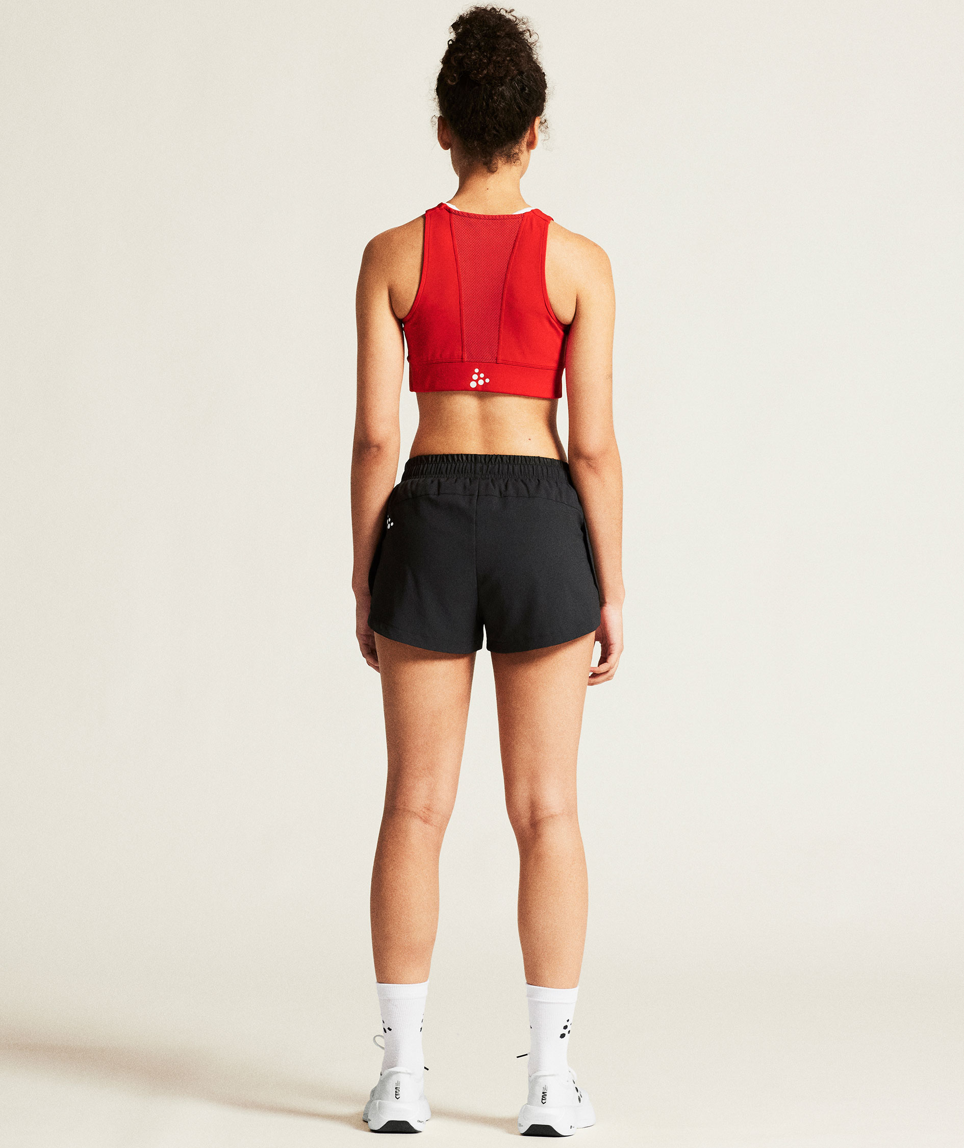 Craft Rush 2.0 women&acute;s sports bra, Bright red, large image number 9