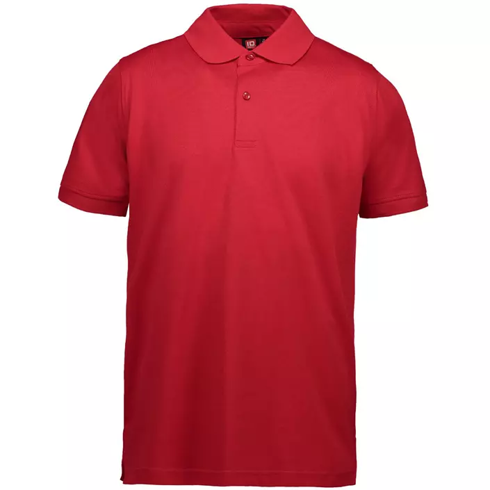 ID Pique Polo shirt, Red, large image number 0