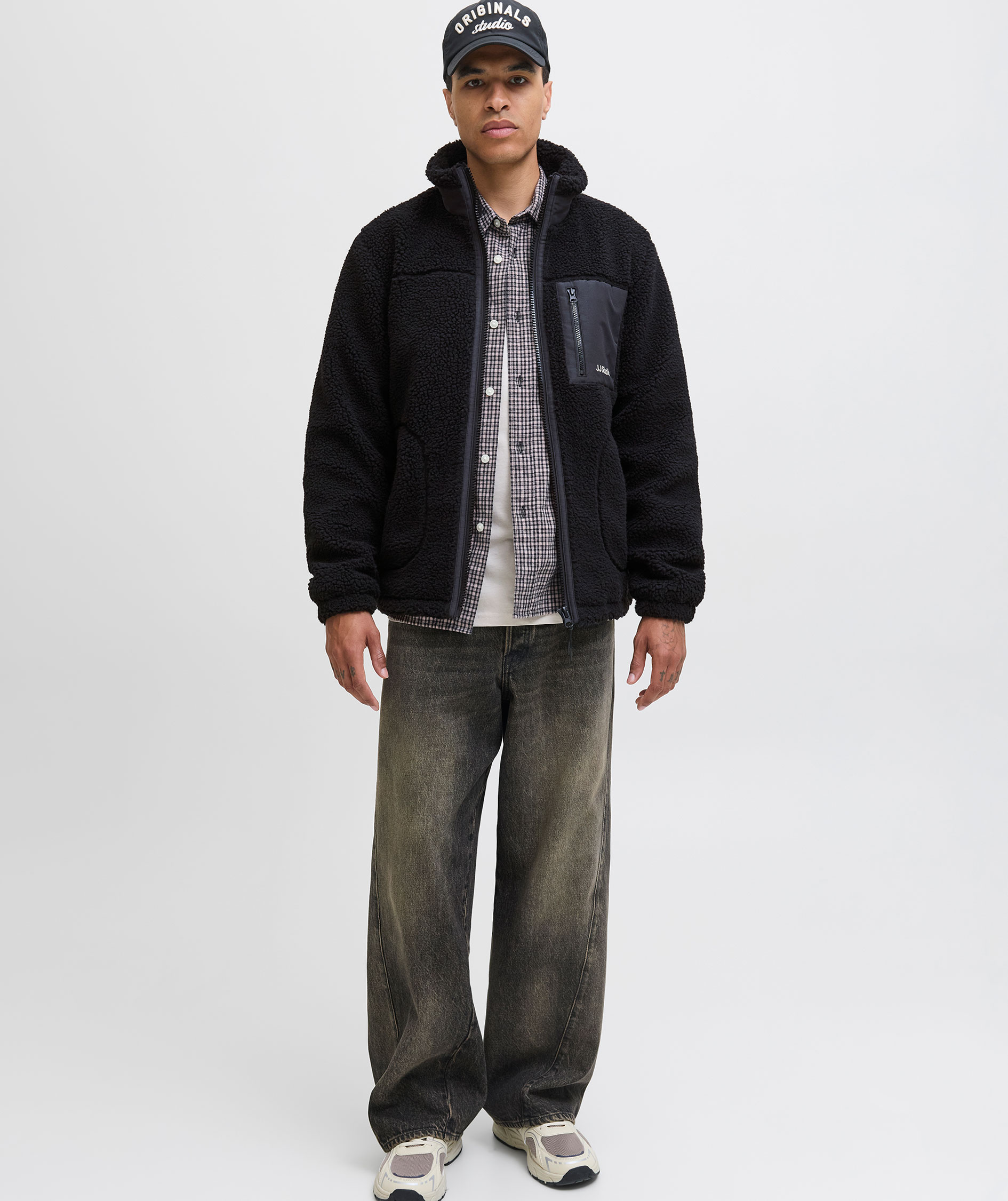 Jack & Jones JJESOHO Faserpelzjacke, Black, large image number 6