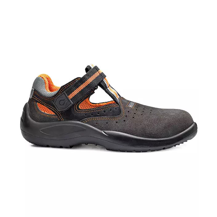 Base Summer safety shoes S1P, Grey/orange, large image number 0