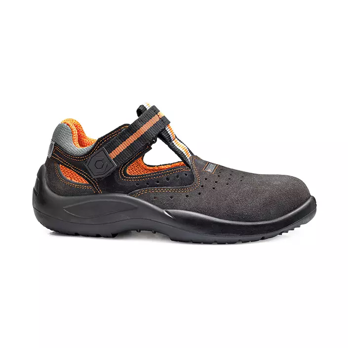Base Summer safety shoes S1P, Grey/orange, large image number 0