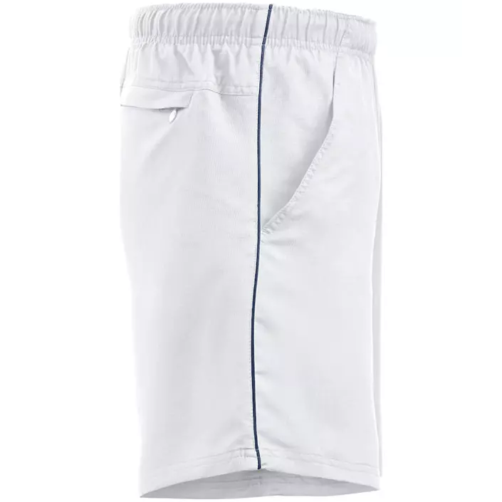 Clique Hollis sport shorts, White/Marine, large image number 2