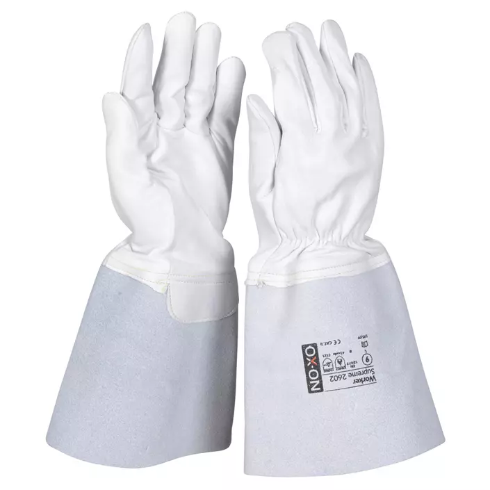OX-ON Worker Supreme 2602 TIG welder gloves, White, large image number 0