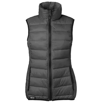 South West Alma quilted ﻿women's vest, Graphite