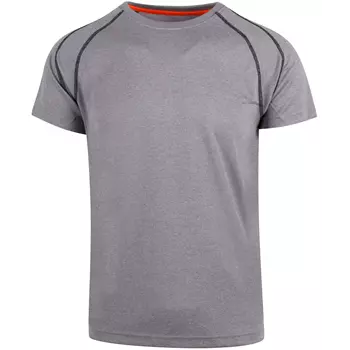 Blue Rebel Fox T-shirt, Light grey mottled