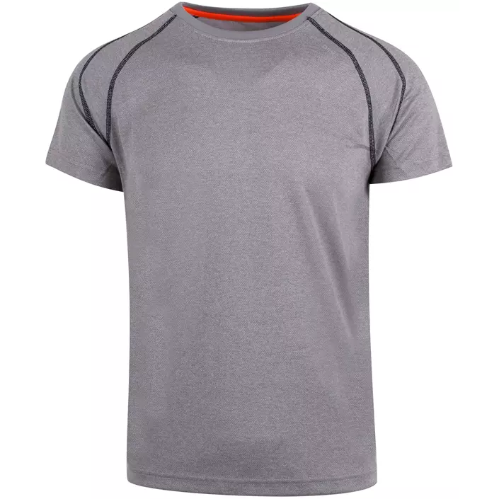 Blue Rebel Fox T-shirt, Lys gråmeleret, large image number 0